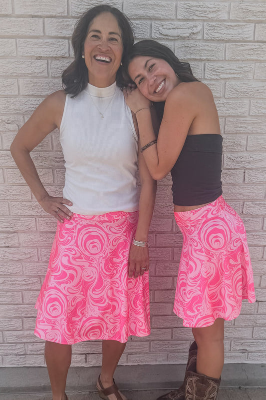Pink Swirl Skirt